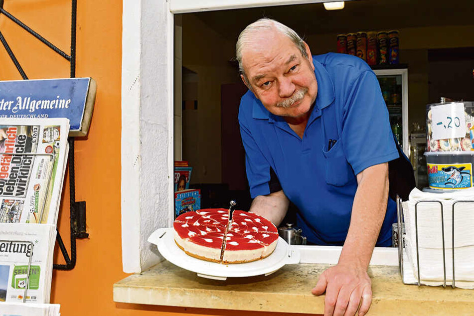 Frank Alber (62) betreibt den Stauseebad-Imbiss seit 31 Jahren.