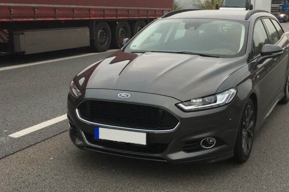 Der Ford Mondeo wurde durch die Polizei sichergestellt.