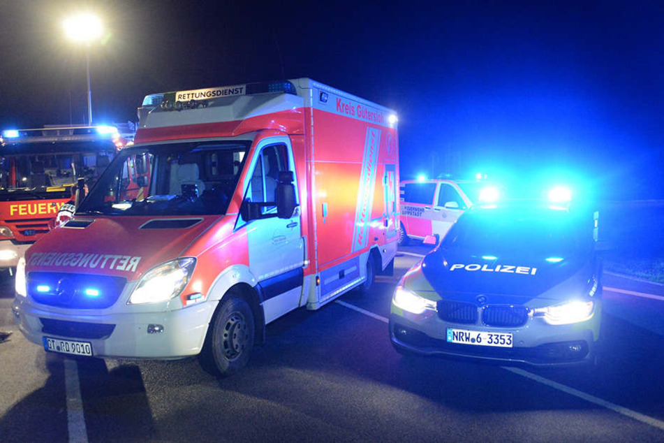 Die Feuerwehr und Polizei rückte mit einem Großaufgebot an. Sechs Menschen waren verletzt.