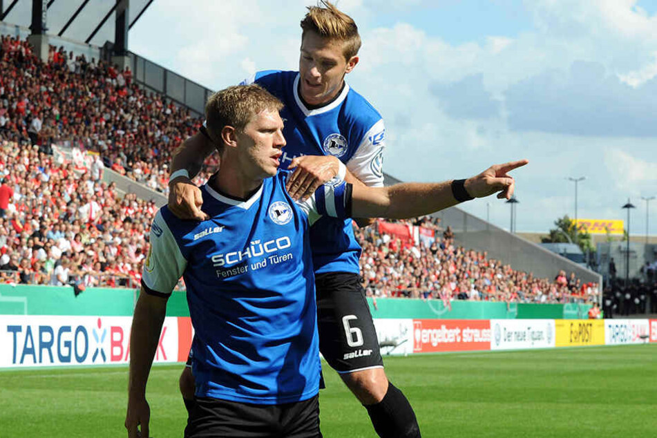 Fabian Klos feierte am Freitag seinen 29. Geburtstag. Am Sonntag steht er mit Tom Schütz wieder in der ersten Elf.