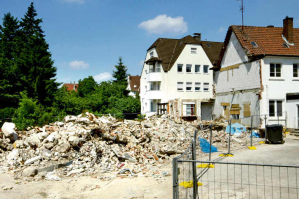 Der Schutthaufen hinter der Gaststätte Taxbäume ist ein echter Rattenpalast.