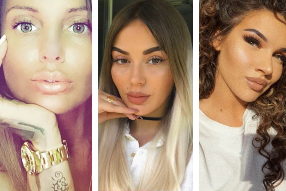 Schwesta Ewa (v.l.n.r.) und Loredana bekommen mit Shirin David starke Konkurrenz. (Bildmontage)