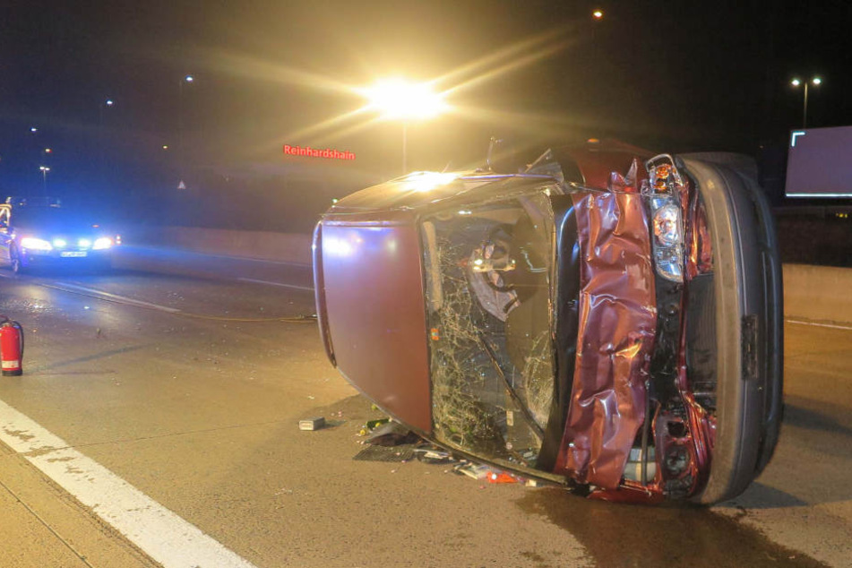 Alle vier Insassen des Toyota wurden bei dem Crash verletzt.