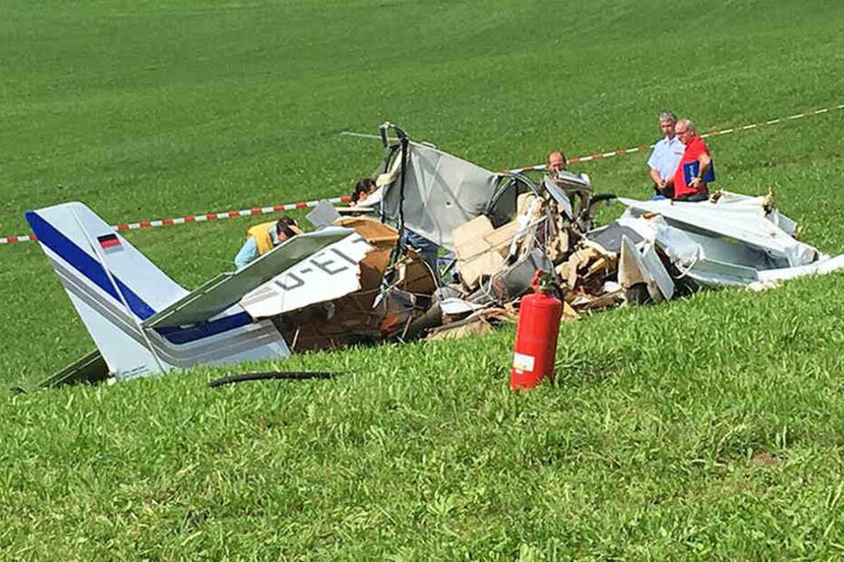Alle drei Insassen dieser Propellermaschine sind bei dem Absturz ums Leben gekommen.
