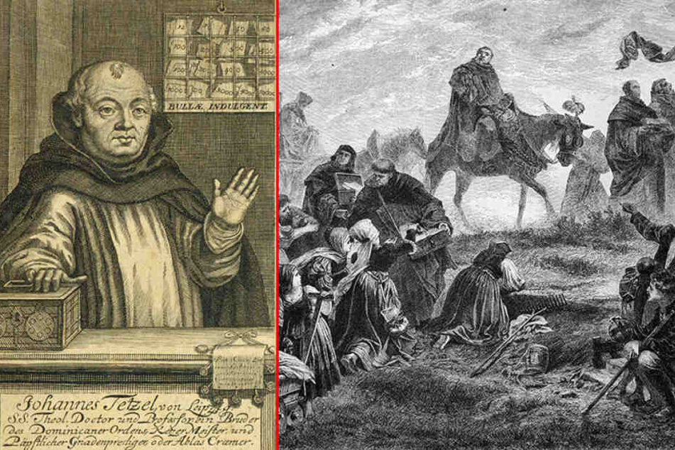 Aus der Geschichte der Reformation
ist Johann Tetzel kaum wegzudenken. Mit seiner Ablasskampagne soll er Luther zu
seinen 95 Thesen provoziert haben.