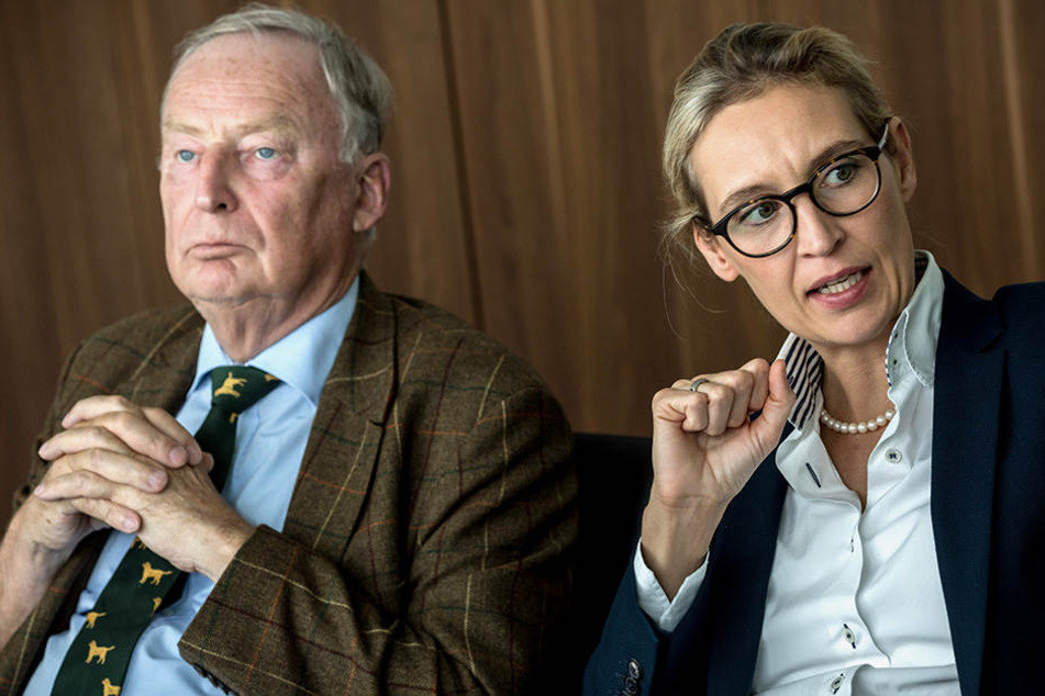 Alexander Gauland und Alice Weidel, Spitzenkandidaten der Alternative für Deutschland (AfD) für die Bundestagswahl.