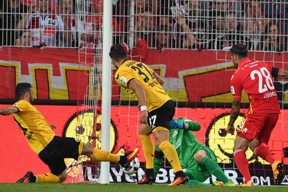 Hier trifft Aosman (l.) zum 1:0.