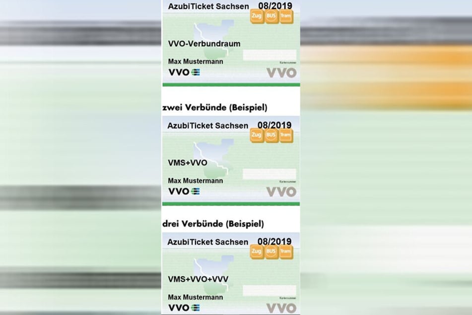 So sieht das Ticket aus, wenn man es beim VVO rund um Dresden kauft.