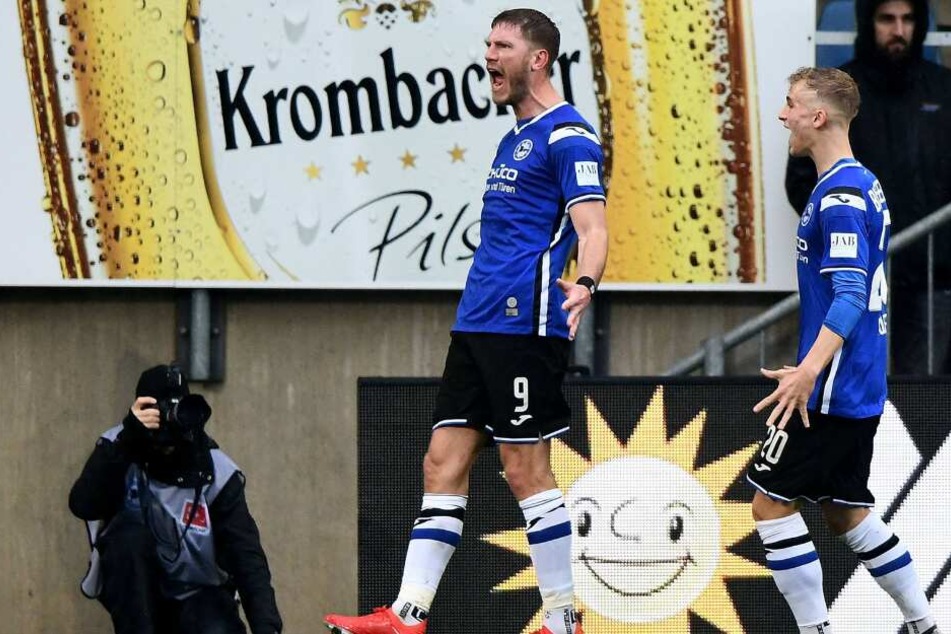 Wieder einmal schoss Top-Stürmer Fabian Klos die Arminen zum Sieg.