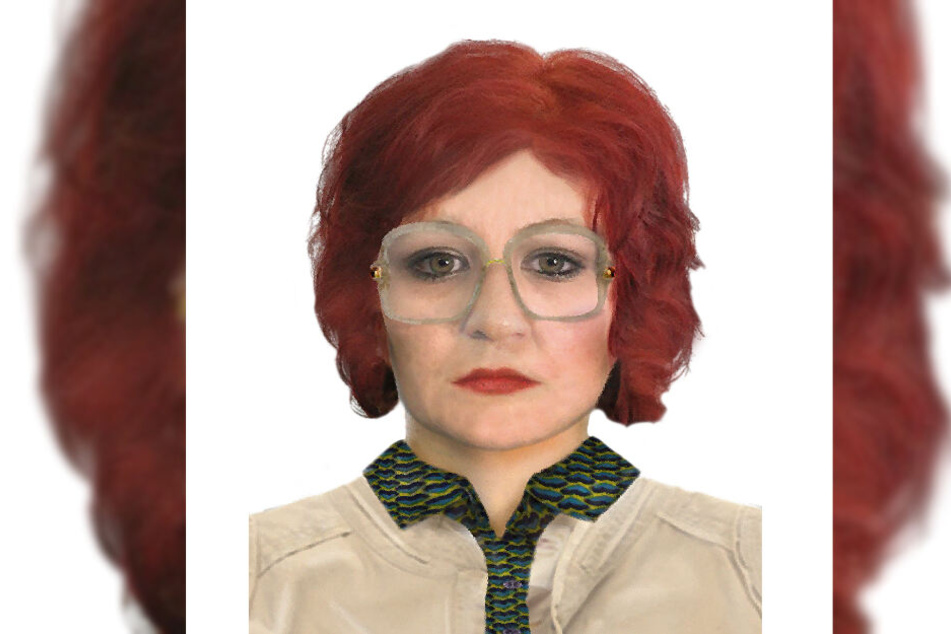 Die Polizei sucht mit diesem Phantombild nach einer Zeugin.