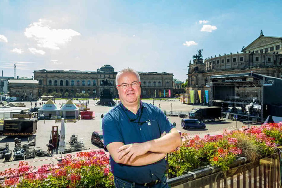 Frank Schröder (47) organisiert seit 18 Jahren das Stadtfest.