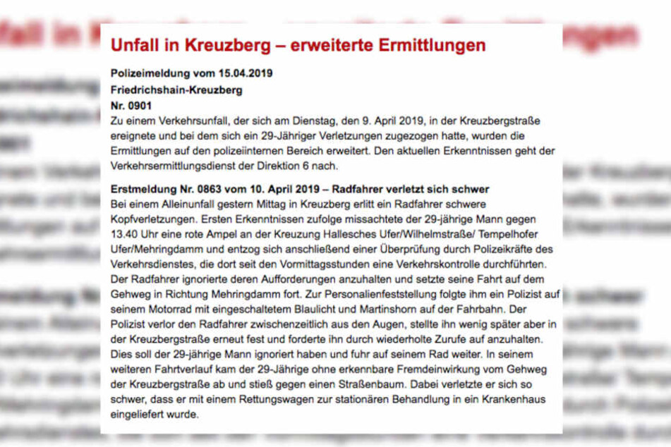 Die aktualisierte Pressemitteilung.