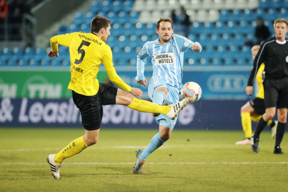 Eine neue Rolle für den Top-Torjäger der 3. Liga, der im Mittelfeld viele Zweikämpfe führte.