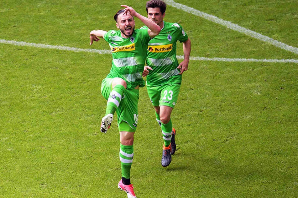 Einer von vielen Rückschlägen für den HSV: der 1:1-Ausgleich durch den früheren Hamburger Spieler Josip Drmic für Borussia Mönchengladbach.