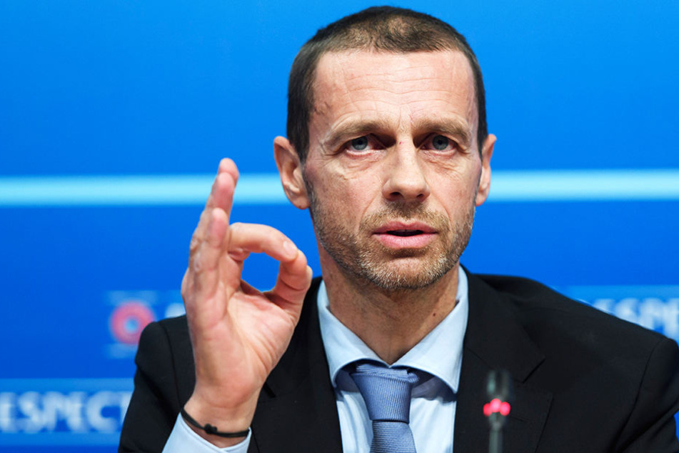 UEFA-Präsident Aleksander Ceferin hält sich bei seinen Aussagen noch bedeckt.