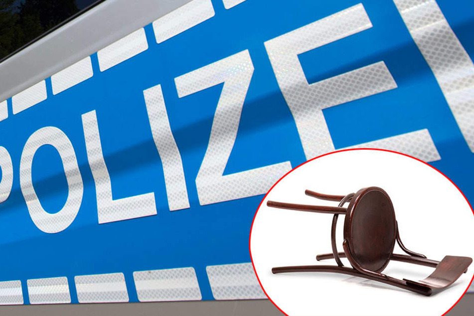 Zuerst traktierten sich Männer gegenseitig mit Faustschlägen. Dann griff eine Person zum Stuhlbein. (Symbolbild)