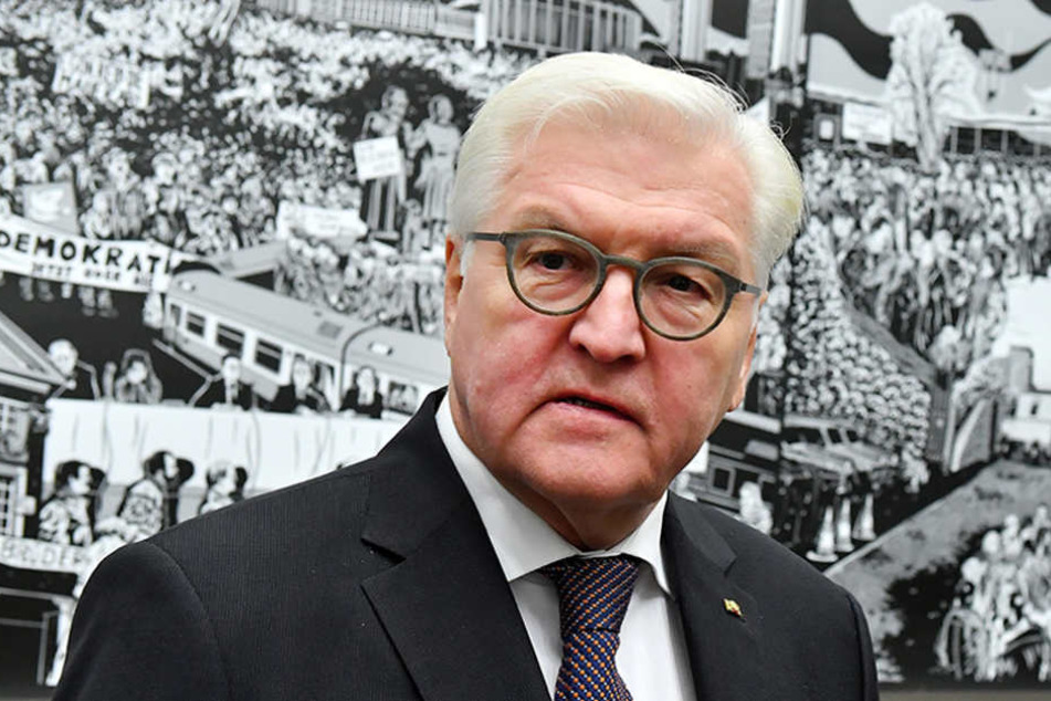 Frank-Walter Steinmeier verurteilt die Flaggenverbrennungen in Berlin.