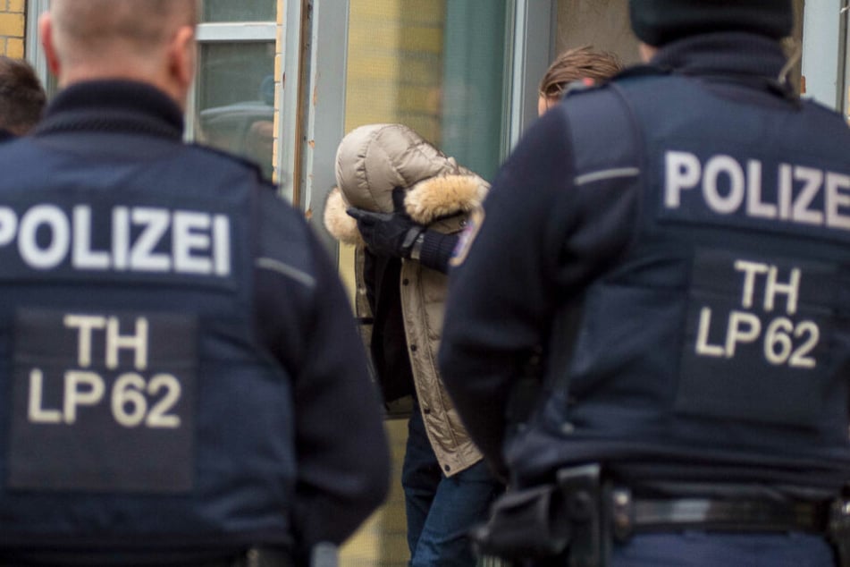 In Erfurt wurde der Tatverdächtige geschnappt.