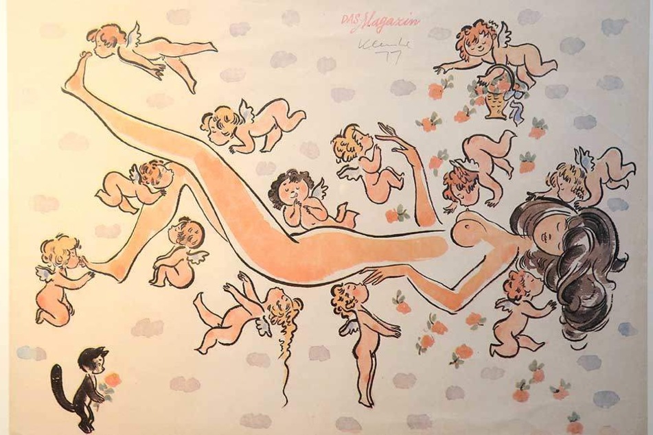 Werner Klemke (1917-1994) schuf Hirsch Heinrich und viele Titel für "Das Magazin".