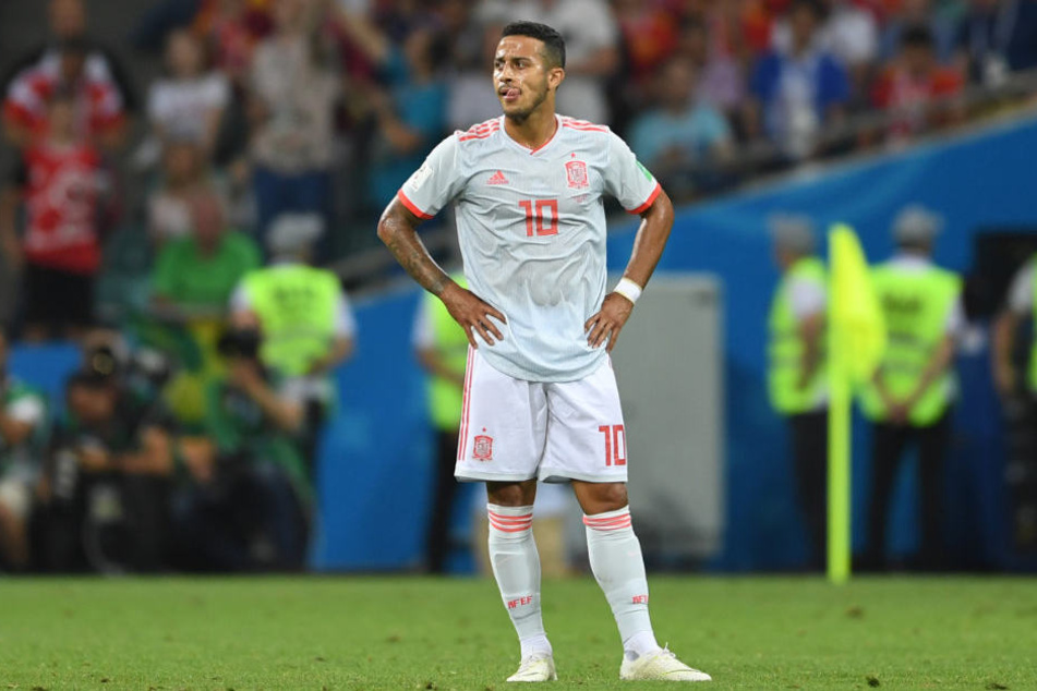 Thiago kämpft mit der spanischen Nationalmannschaft bei der WM um den Titel.