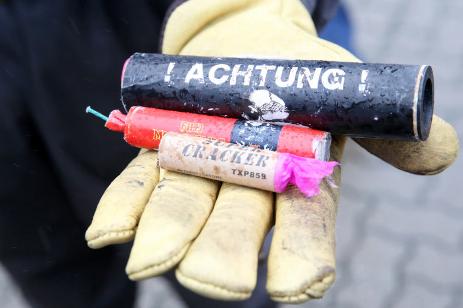 Die sogenannten Polenböller sind in Deutschland verboten.