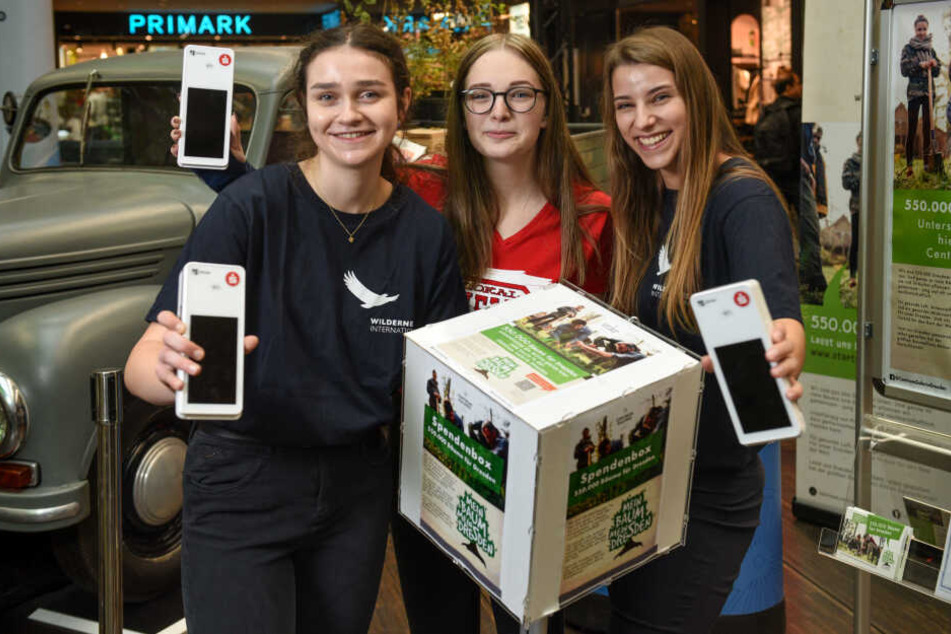 Diese Spendenbox steht ab jetzt in der Centrum-Galerie..