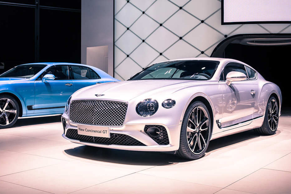 Der Bentley Continental GT auf der IAA in Frankfurt.