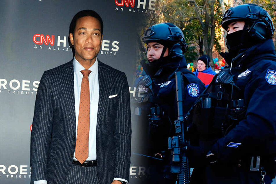 Moderator Don Lemon musste mitten in der Sendung "CNN Tonight" das Studio aufgrund der Bombendrohung verlassen.