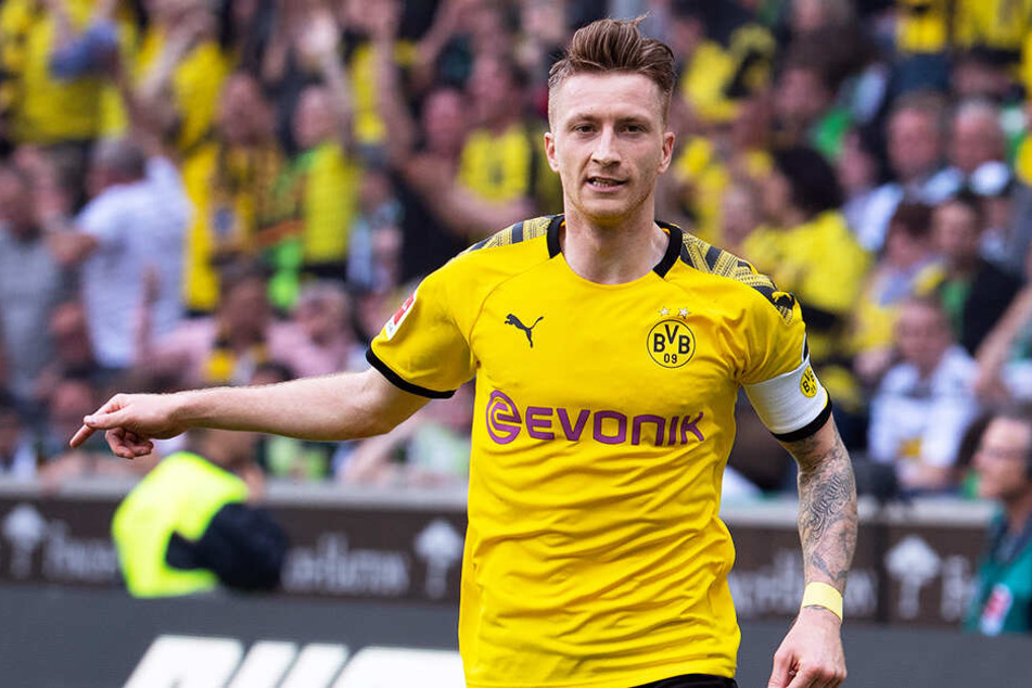 Für Marco Reus war der Ball im Aus. Da das Tor zählte, war er mit einer Vorlage und einem Treffer aber der Mann des Spiels.