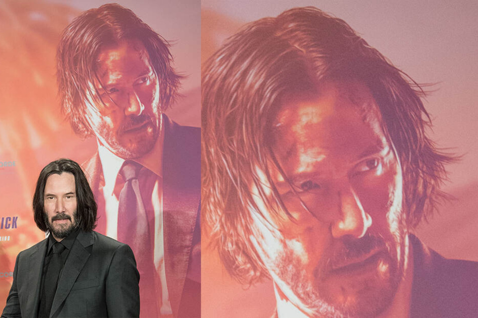 Keanu Reeves beim Photocall im Berliner Hotel de Rome.