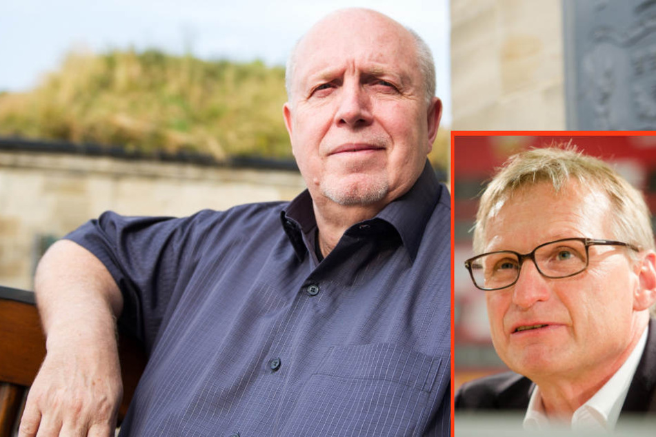"Michael hatte ursprünglich schon eher den Traum, auf den Spuren eines Christoph Daum zu wandeln": Reiner Calmund (links) über Michael Reschke (kleines Foto).