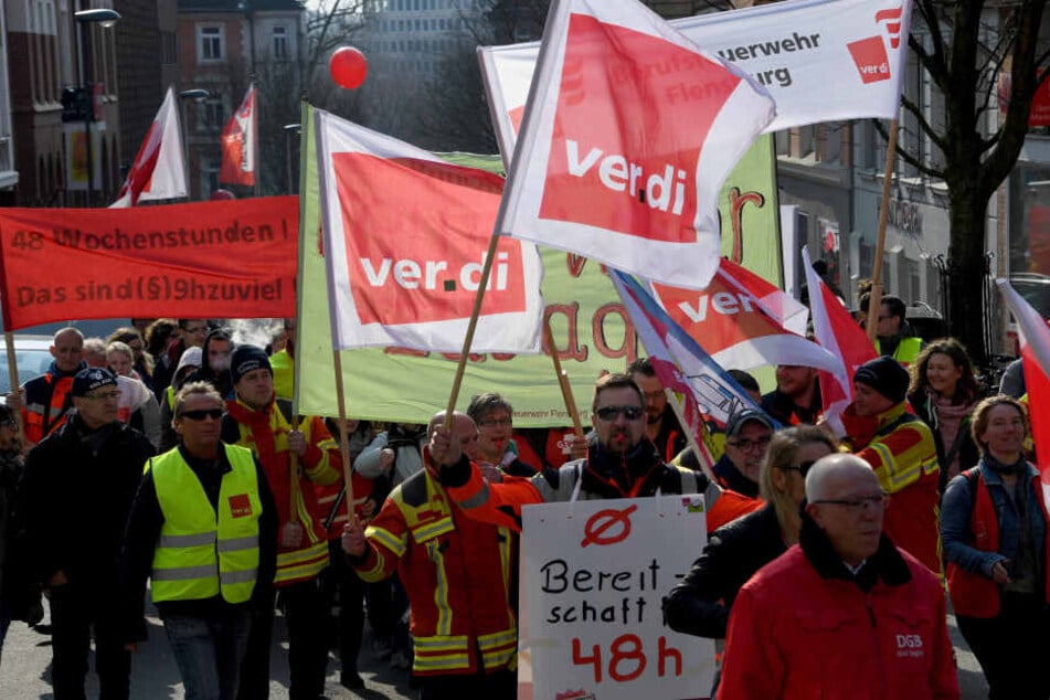 Am Donnerstag wurde in Hamburg kräftig gestreikt.