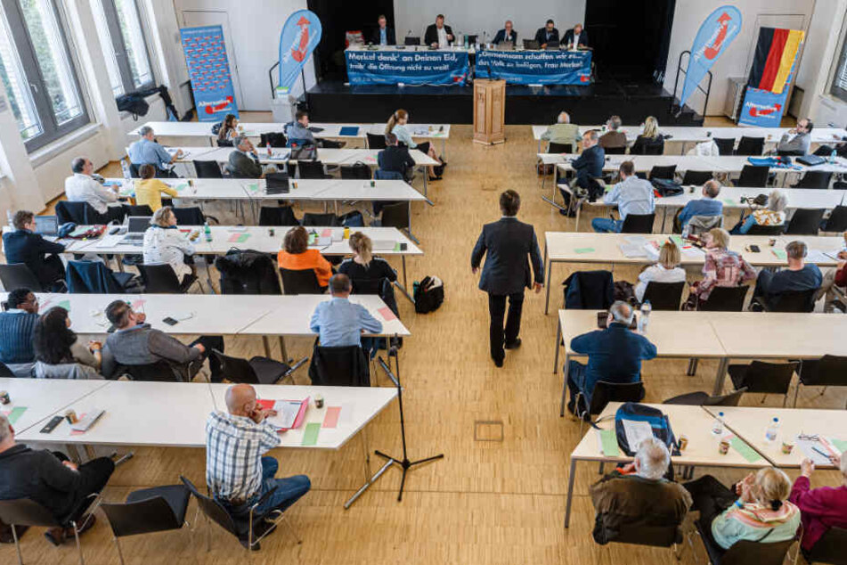 Der Parteitag der AfD Hamburg soll in einer Schulaula stattfinden. (Archivbild)