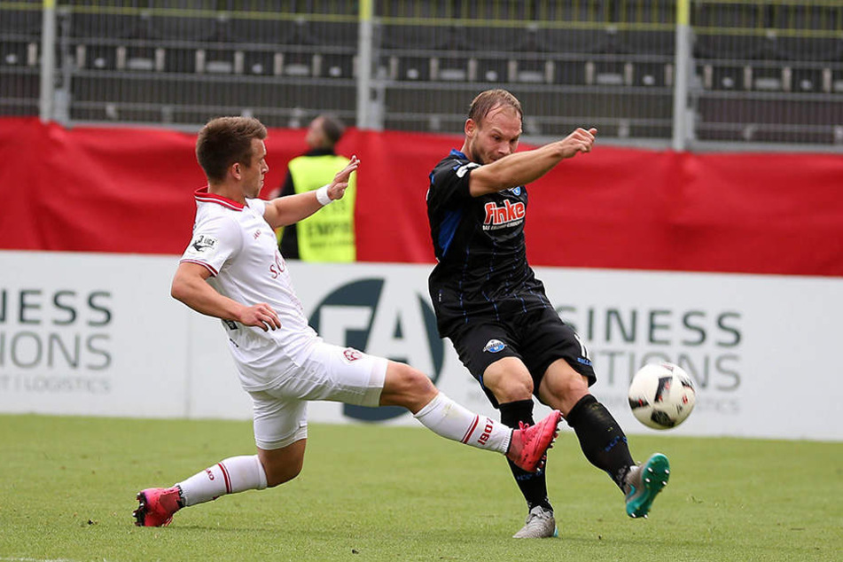 Die Gäste waren den Würzburger Kickers immer einen Schritt voraus.