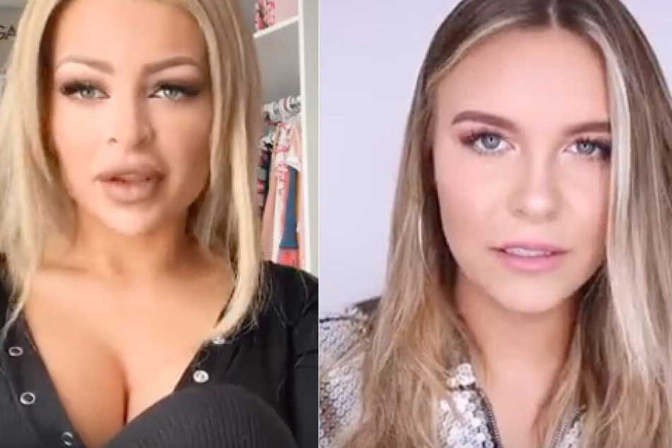 Unter anderem kommen Katja Krasavice (links) und Dagi Bee in dem neuen Video vor.