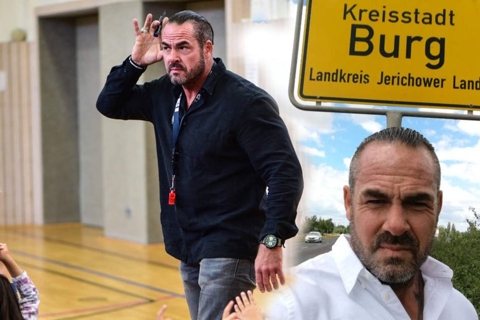 Der Coach besuchte die Stadt Burg nach der Veranstaltung in Schönebeck. Hier war der Jungen ums Leben gekommen.
