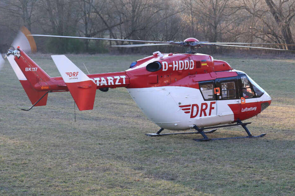 Der Motorrad-Fahrer wurde schwer verletzt ins Krankenhaus geflogen.