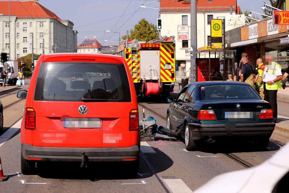Ordentlich gekracht hat es am Mittwochmittag auf der Leipziger Straße.