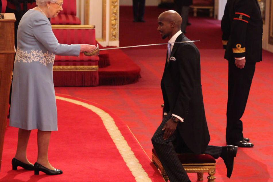 Farah wurde im November von der Queen zum Ritter geschlagen.