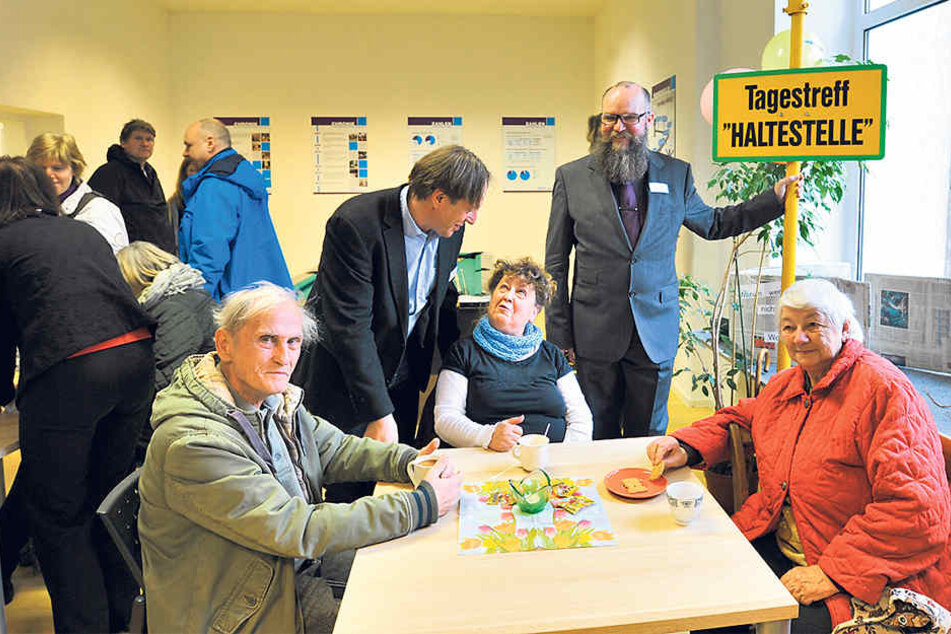In den Räumen an der Annenstraße ist auch der Tagestreff „Haltestelle“
eingezogen.