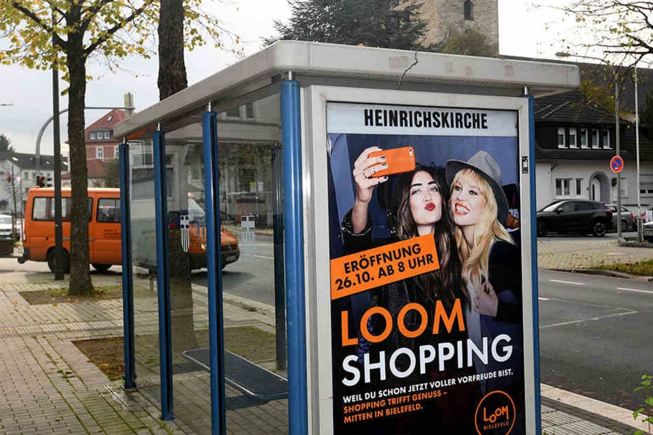 Selbst in Paderborn hatte das Shopping-Center mit Werbung Aufmerksamkeit erzeugt.