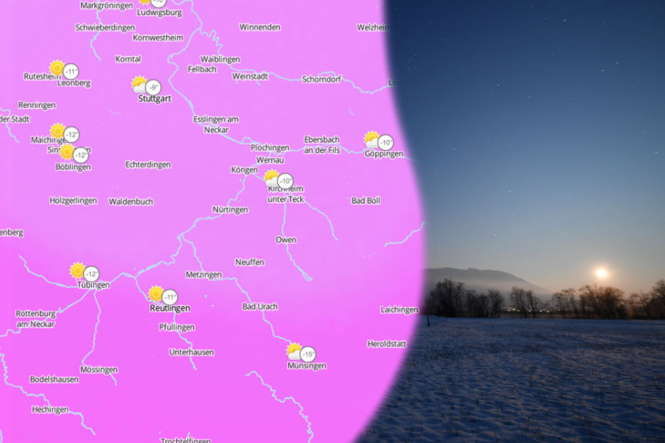 Nach den Gefrierschranktemperaturen klettert das Thermometer schon bald deutlich nach oben. (Symbolbild/Fotomontage)