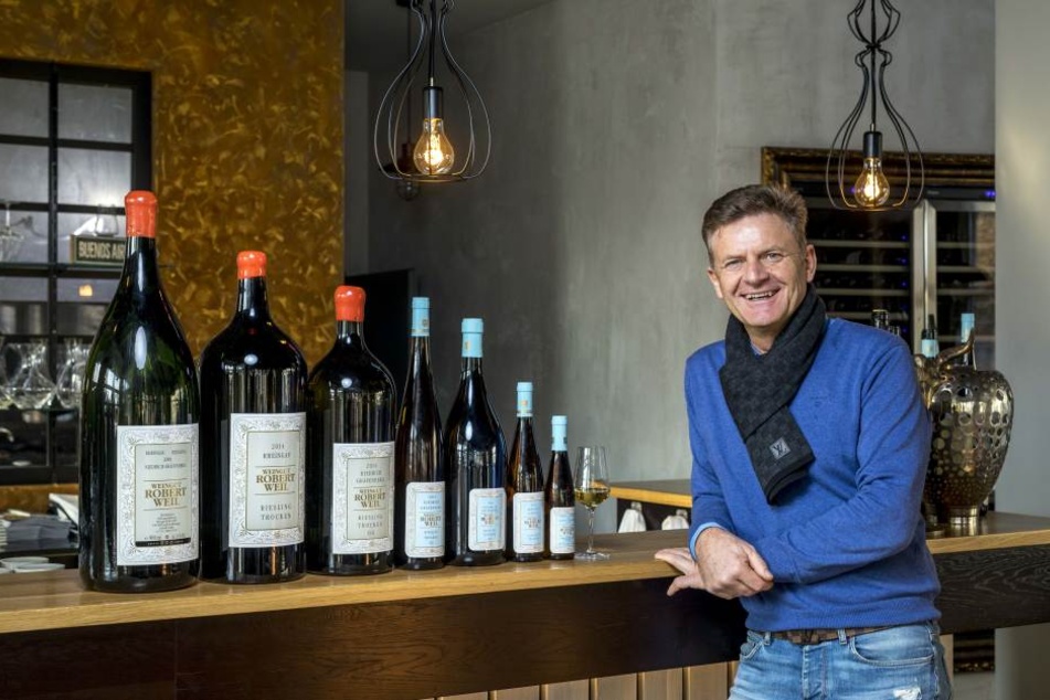 Steffen Zuber (53) in seinem "Estancia Beef Club". Der Gastronom expandiert, eröffnet 2018 ein weiteres Steakhaus in Dresden-Klotzsche.