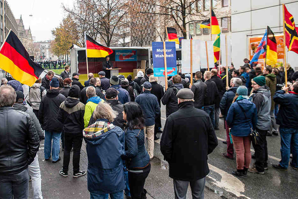 Am 5. November veranstaltete die AfD in Bielefeld ihre erste Kundgebung.