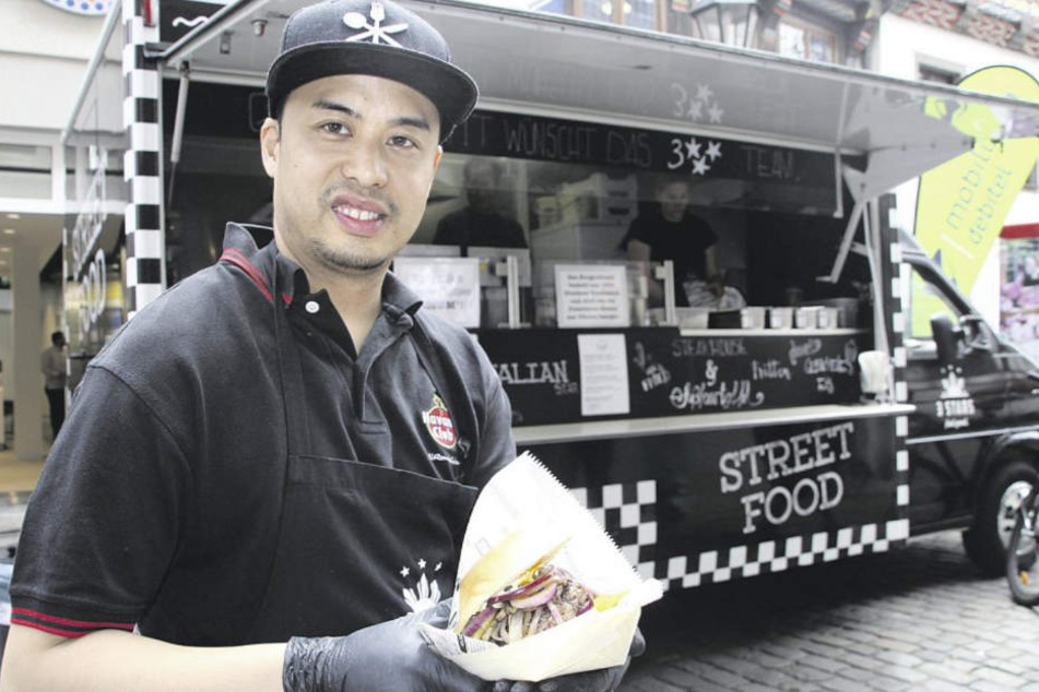 Marc Gonzaga will mit neuen Burger-Kreationen in Höxter überzeugen.