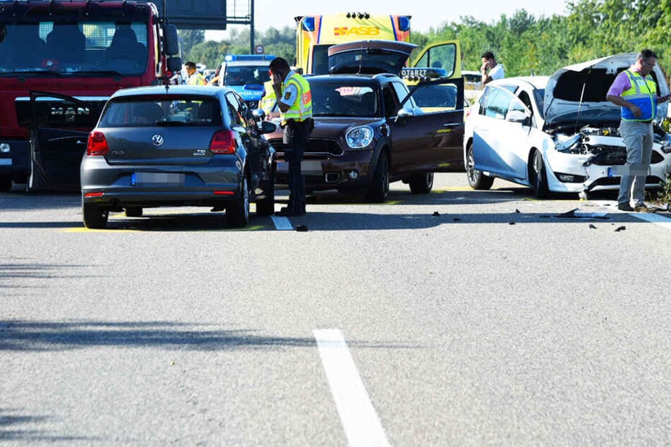 Die Fahrerin fuhr entgegen der Fahrtrichtung auf die Autobahn.