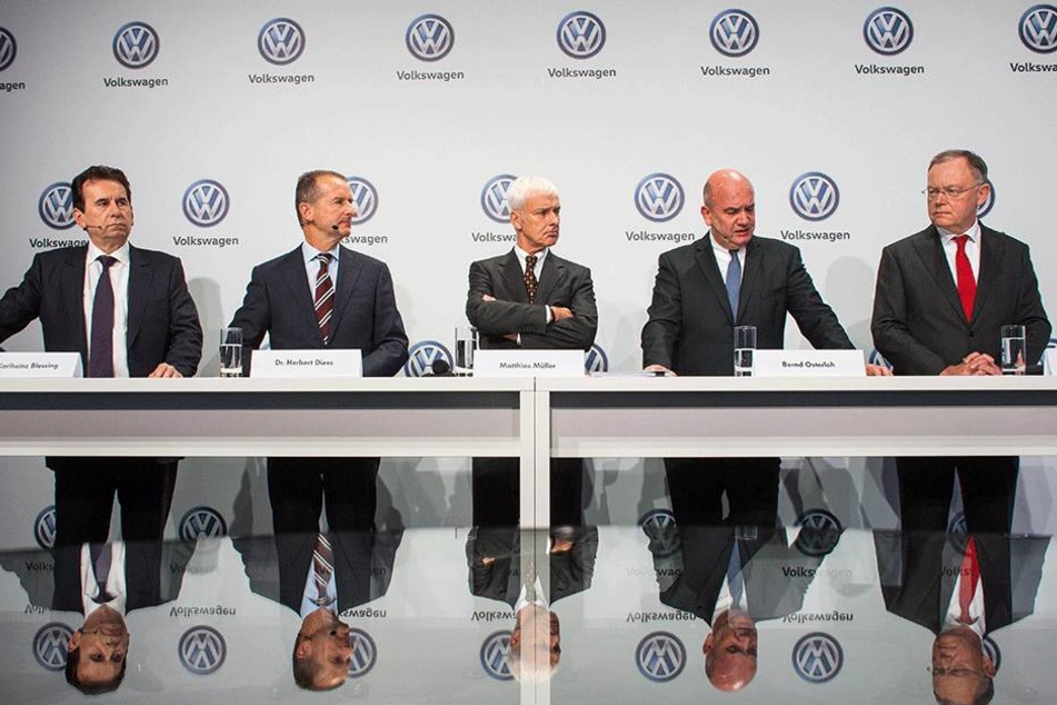 Die Volkswagen-Vorstände.