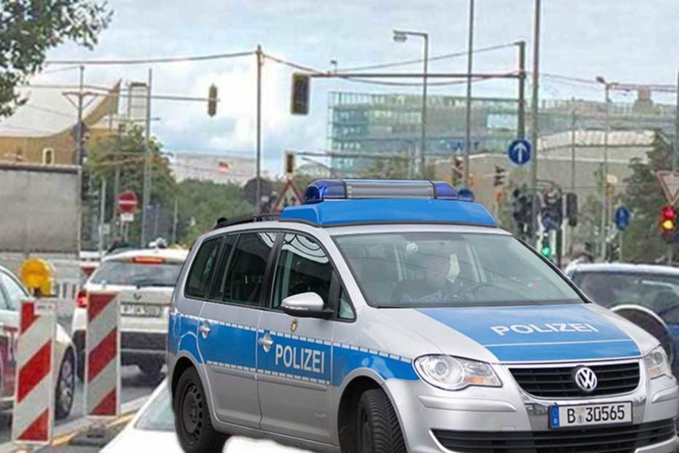 Eine Polizeistreife soll rund um die Uhr an der Potsdamer Brücke postiert werden (Montage).