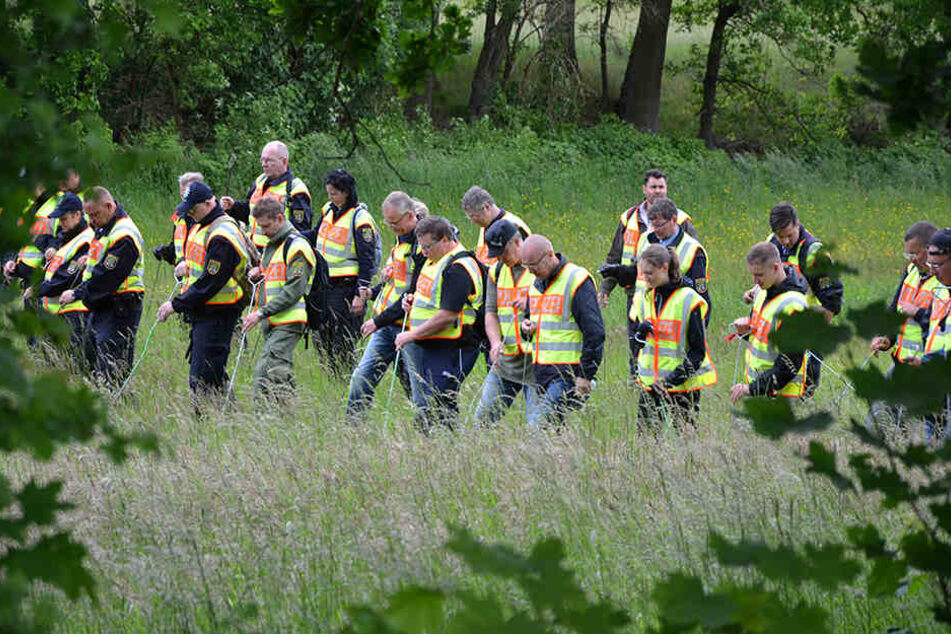 Polizisten durchsuchten im Juni 2015 ein Waldstück bei der Suche nach Inga.
