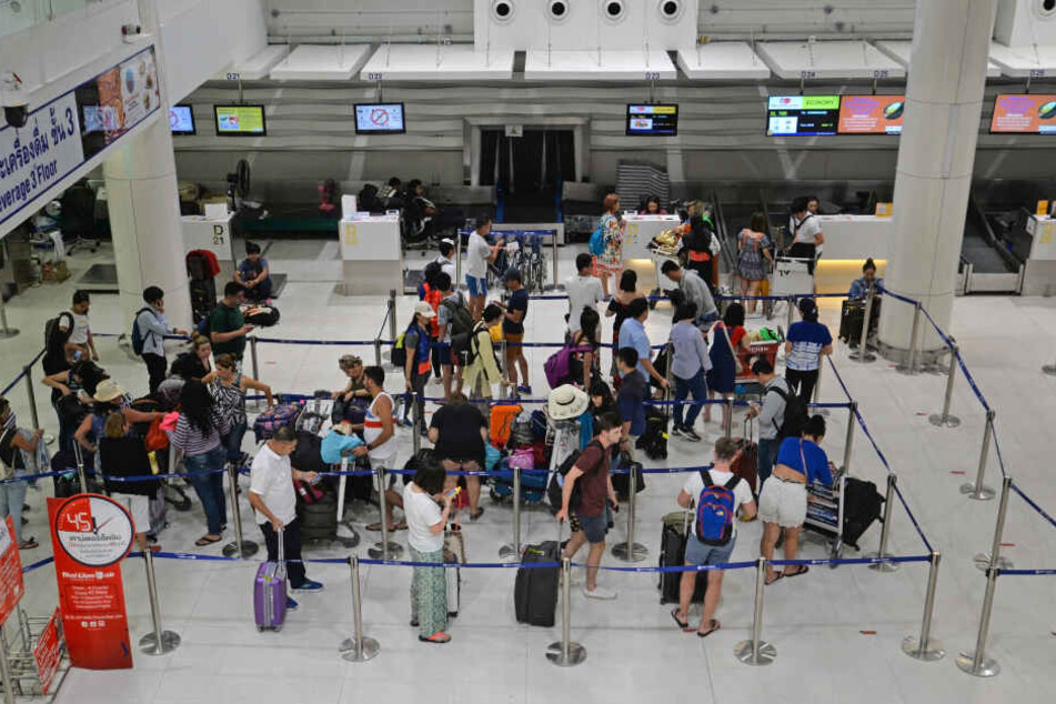 Der Flughafen in Phuket.
